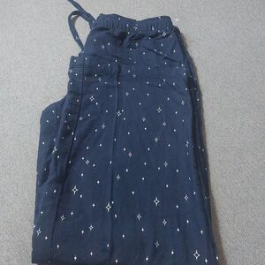 GAP XS Women's Pj Navy Starry  Sraight Leg
